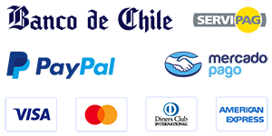 Pago hosting por PAYPAL,Banco de Chile, Servipag